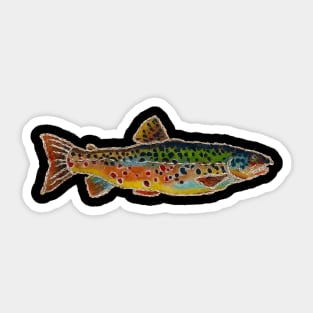 Fishes in Stitches 025 Trout Sticker